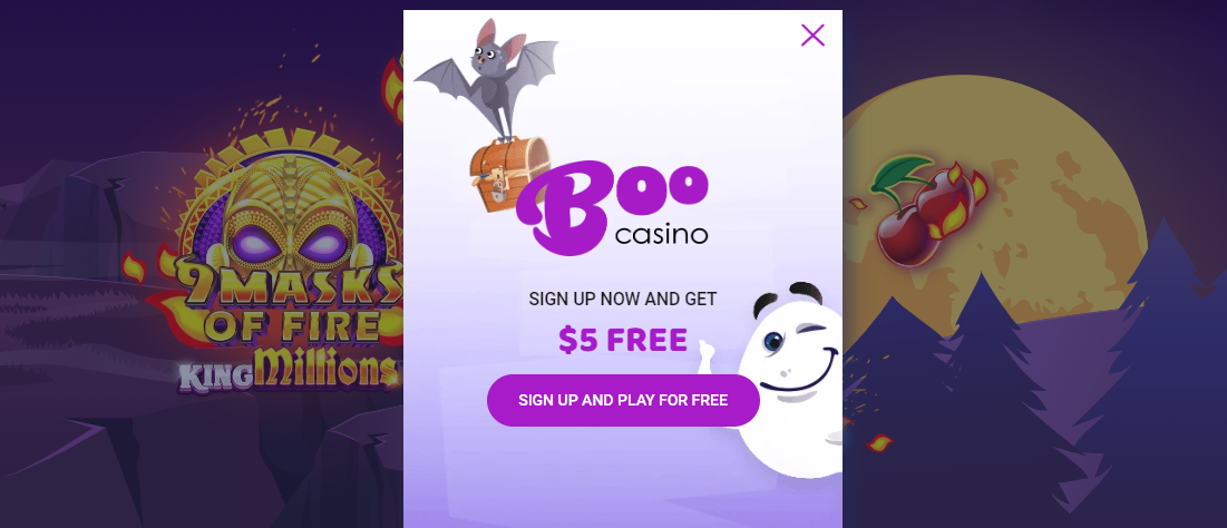 Boo Casino Sign Up Bonus